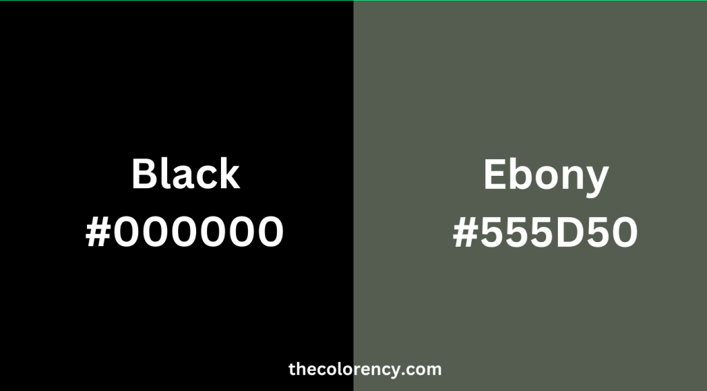 Black vs Ebony