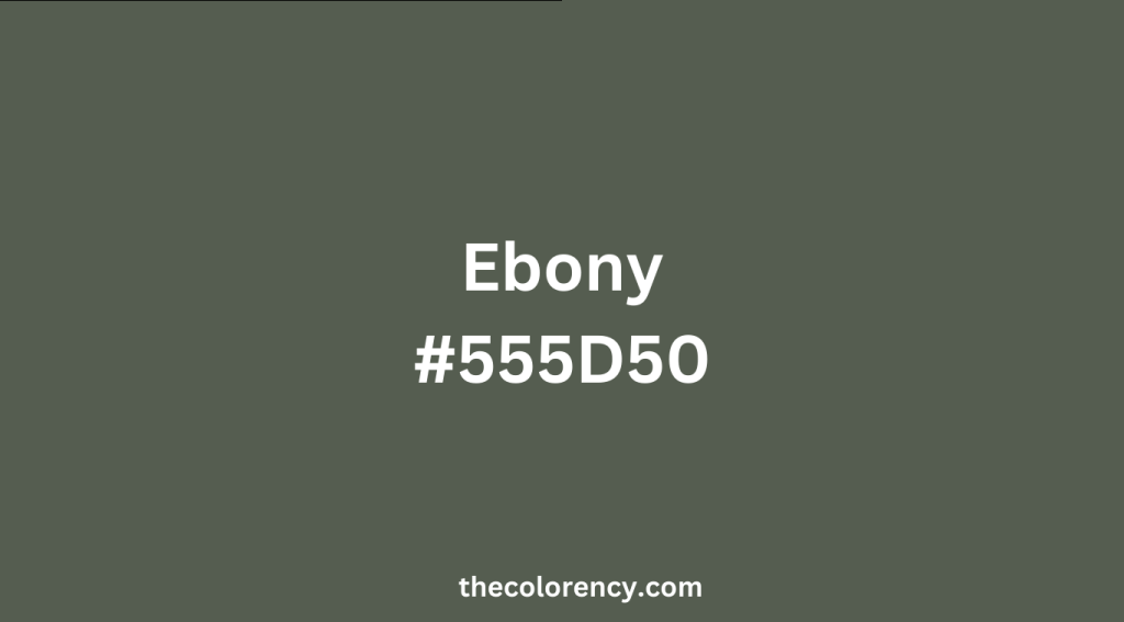 Ebony color