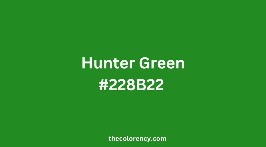 Hunter Green Vs Forest Green - The Color Ency