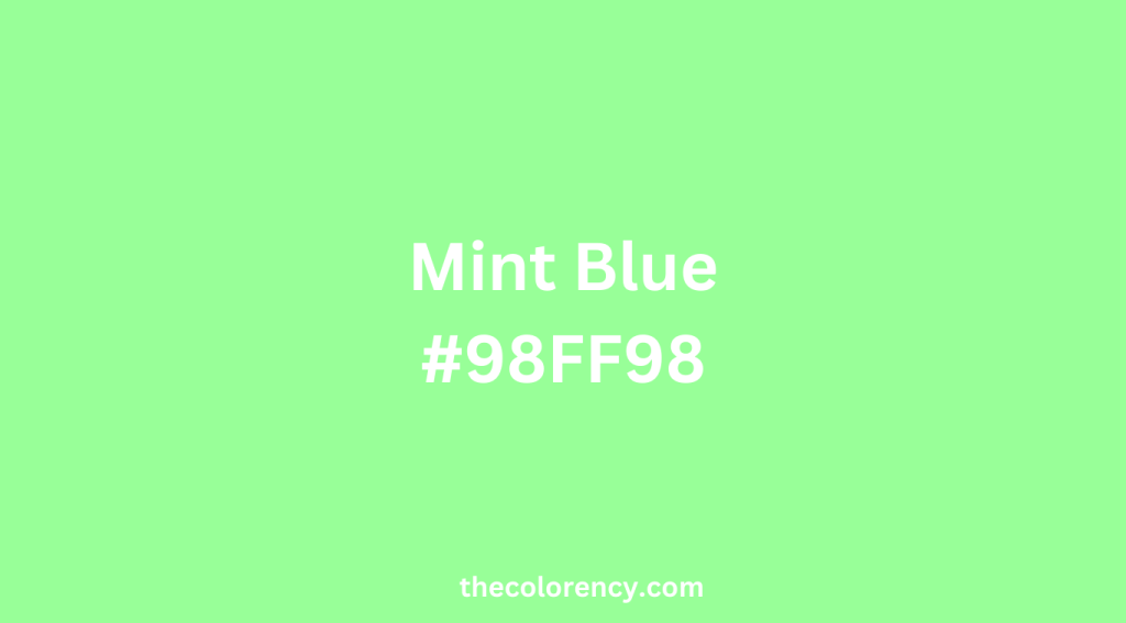 Mint Blue Color