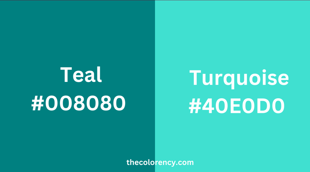 Difference Between Blue And Turquoise Ultimate Color Comparison Guide
