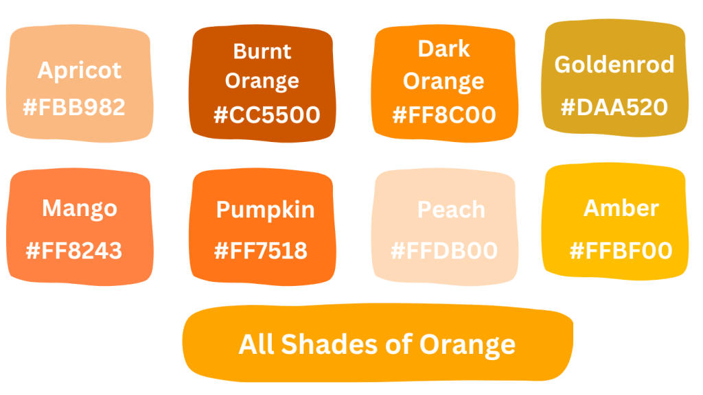 Different Shades of Orange-thecolorency