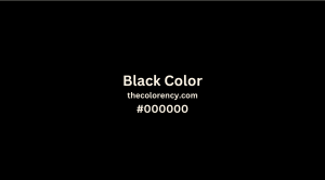 Black Color All Explained - The Color Ency