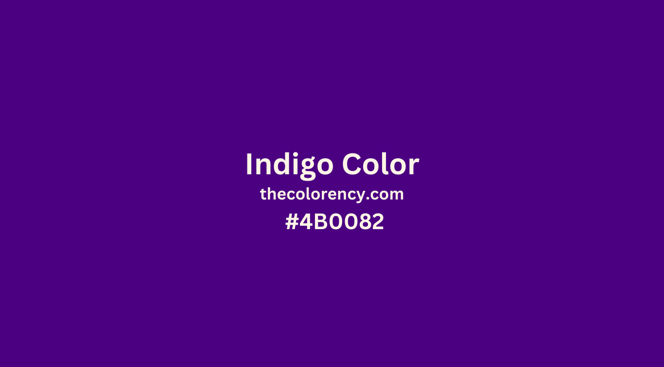 Indigo Color All Explained - The Color Ency