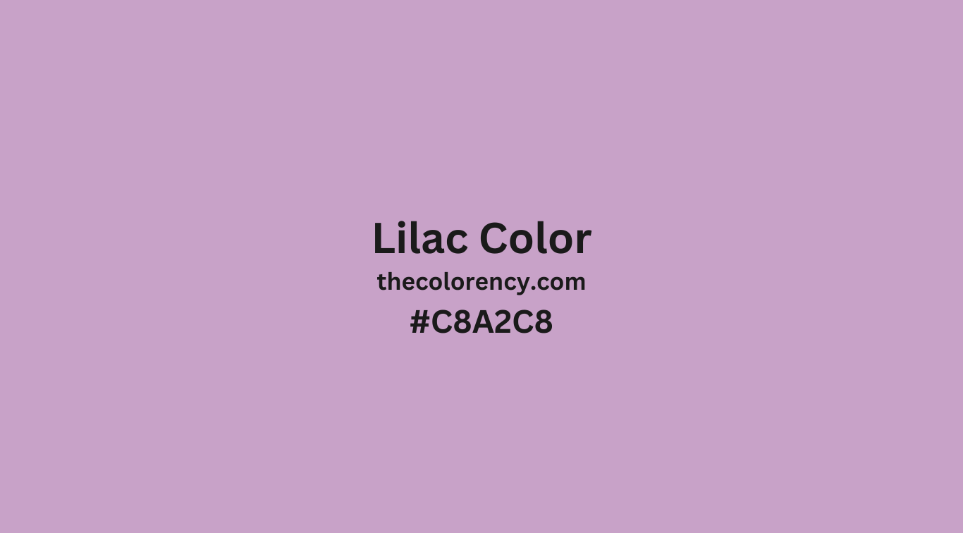 Lilac Color All Explained The Color Ency