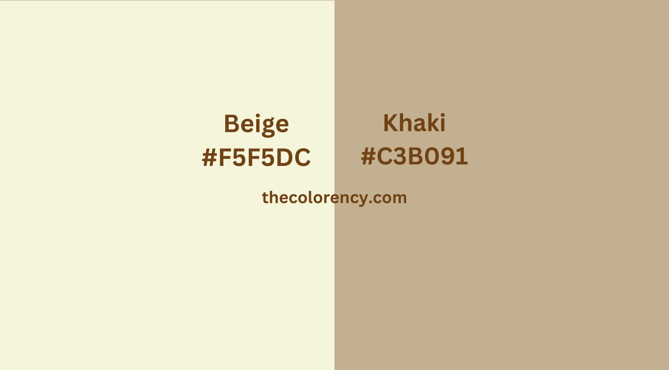 Beige vs Khaki: A Comprehensive Guide to the Difference